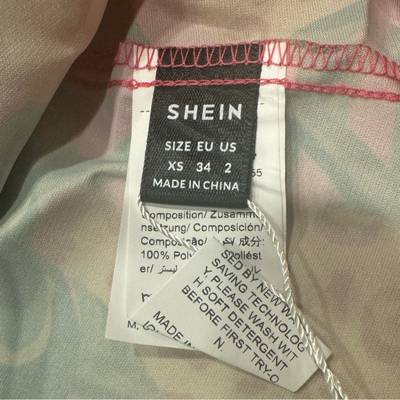 NWT Tropical Print Halter Dress Sz: XS - Picture 6 of 7